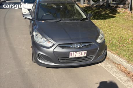 Grey 2012 Hyundai Accent Hatchback Active Crdi