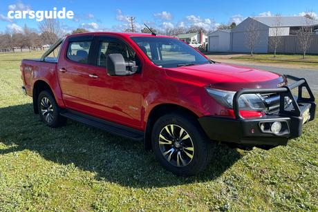 Red 2017 Holden Colorado Crew Cab Pickup Ltz (4X4)