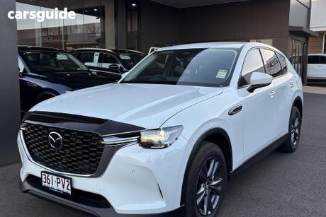 White 2025 Mazda CX-60 Wagon G25 Evolve