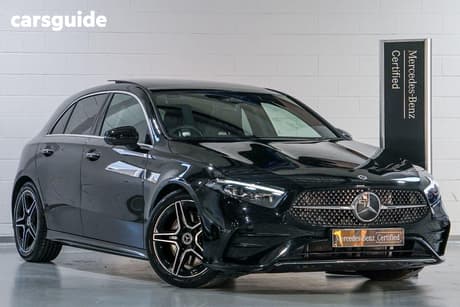 Black 2024 Mercedes-Benz A250 Hatchback 4Matic