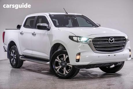 White 2023 Mazda BT-50 Dual Cab Pick-up Gt (4X4)