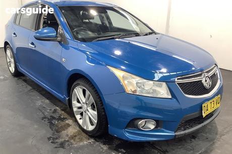 Blue 2013 Holden Cruze Hatchback Sri V