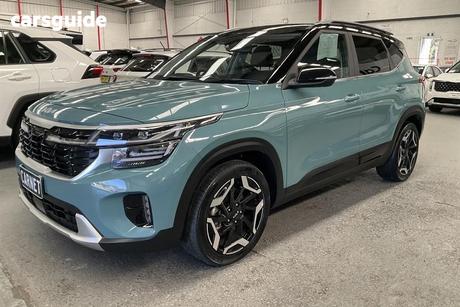 Green 2022 Kia Seltos Wagon Gt-Line (Awd) (Two-Tone)