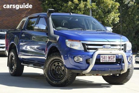Blue 2015 Ford Ranger Dual Cab Utility Xlt 3.2 (4X4)