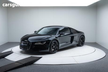 Black 2009 Audi R8 Coupe 4.2 Fsi Quattro