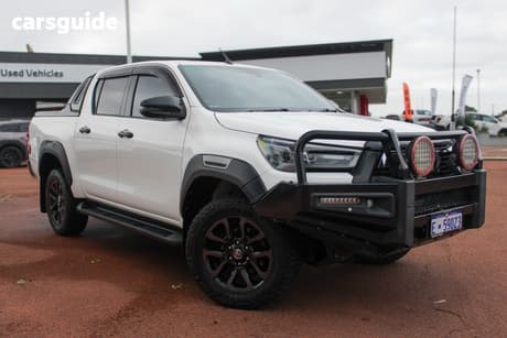 White 2021 Toyota Hilux Double Cab Pick Up Rogue (4X4)