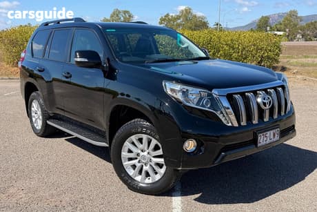 Black 2016 Toyota Landcruiser Prado Wagon Vx (4X4)