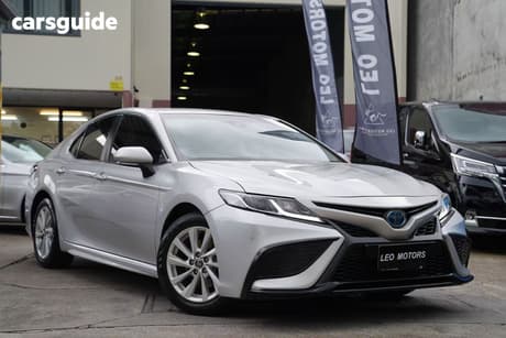 Silver 2022 Toyota Camry Sedan Ascent Sport Hybrid