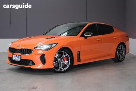 Orange 2019 Kia Stinger Sedan Gt (Red Leather)