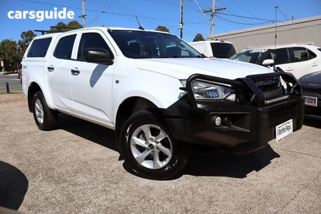 White 2022 Isuzu D-MAX Crew Cab Utility Sx (4X4)