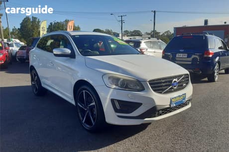 White 2015 Volvo XC60 Wagon D5 R-Design