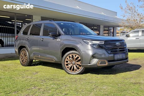 Grey 2025 Subaru Forester Wagon Hybrid Sport (Awd)
