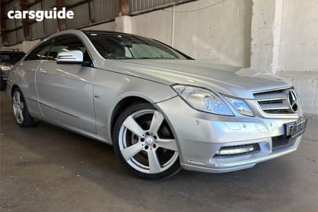 Silver 2010 Mercedes-Benz E250 Coupe Cgi Elegance