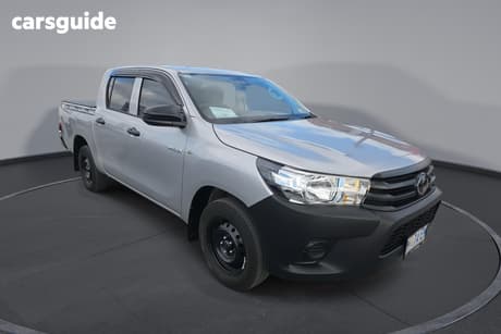 Silver 2024 Toyota Hilux Double Cab Pick Up Workmate (4X2)
