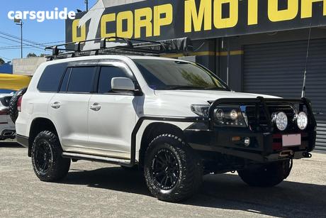White 2010 Toyota Landcruiser Wagon Gxl (4X4)