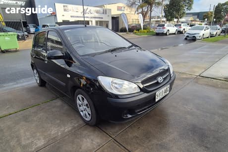 Black 2009 Hyundai Getz Hatchback S
