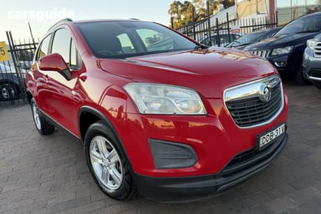 Red 2016 Holden Trax Wagon Ls