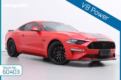 Red 2018 Ford Mustang Coupe Fastback Gt 5.0 V8