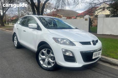 White 2009 Mazda CX-7 Wagon Luxury Sports (4X4)