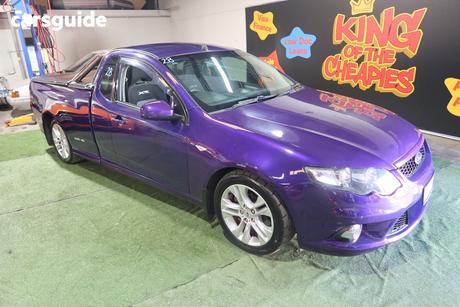 Purple 2009 Ford Falcon Utility Xr6