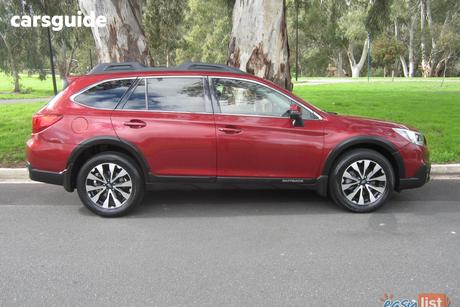Red 2015 Subaru Outback SUV B6A MY15