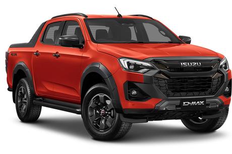 Orange 2026 Isuzu D-MAX Crew Cab Utility X-Terrain (4X4)