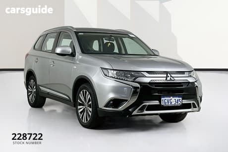 Silver 2019 Mitsubishi Outlander Wagon Es 7 Seat (2Wd)