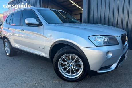 Silver 2013 BMW X3 Wagon Xdrive 20D