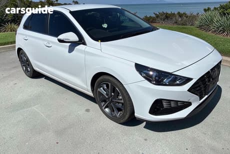 White 2021 Hyundai I30 Hatchback Active