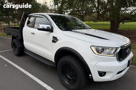 White 2021 Ford Ranger Super Cab Utility Xlt 3.2 (4X4)