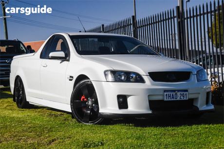 White 2008 Holden UTE Ute Tray SS R