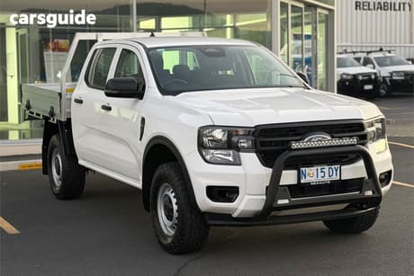 White 2023 Ford Ranger Double Cab Chassis Xl 2.0 (4X4)