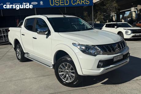 White 2018 Mitsubishi Triton Dual Cab Utility Gls (4X4)