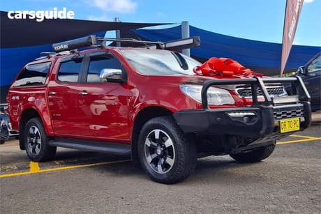 Red 2016 Holden Colorado Crew Cab Pickup Storm (4X4)