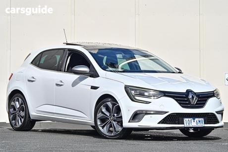 White 2017 Renault Megane Hatchback Gt-Line