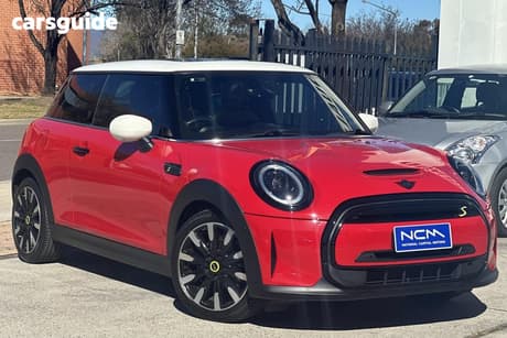 Red 2021 Mini Cooper Hatchback Se Mini Yours 3D Hatch