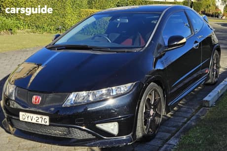 Black 2008 Honda Civic Hatchback Type R