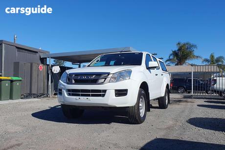 White 2014 Isuzu D-MAX Crew Cab Utility Sx Hi-Ride (4X2)