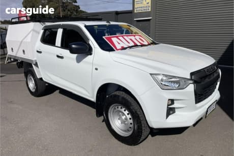 White 2021 Isuzu D-MAX Crew Cab Chassis Sx (4X2) High-Ride