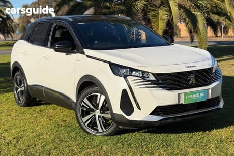 White 2022 Peugeot 3008 Wagon Gt 1.6 Thp