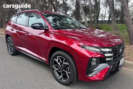 Red 2024 Hyundai Tucson Wagon N Line (Fwd)