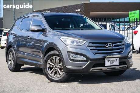 Silver 2015 Hyundai Santa FE Wagon Active Crdi (4X4)