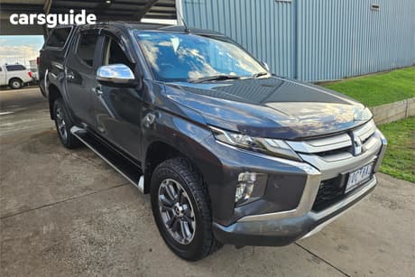 Black 2019 Mitsubishi Triton Double Cab Pick Up Gls (4X4)