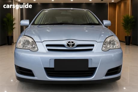 Blue 2006 Toyota Corolla Wagon Ascent