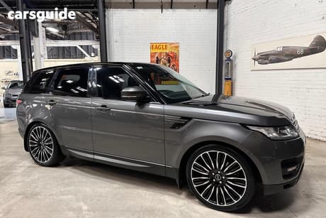 Grey 2014 Land Rover Range Rover Sport SUV SDV6 SE 4X4