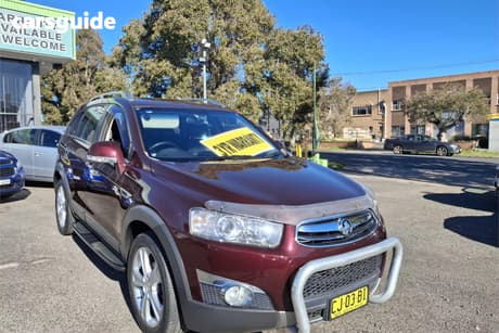Red 2011 Holden Captiva Wagon 7 Lx (4X4)