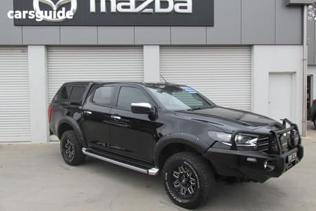 Black 2023 Mazda BT-50 Dual Cab Pick-up Gt (4X4)