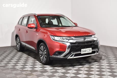 Red 2018 Mitsubishi Outlander Wagon Es Adas 5 Seat (2Wd)
