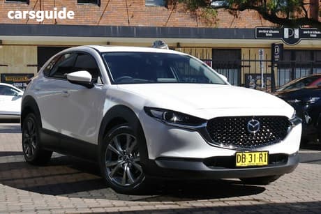 White 2021 Mazda CX-30 Wagon G25 Astina (Fwd)