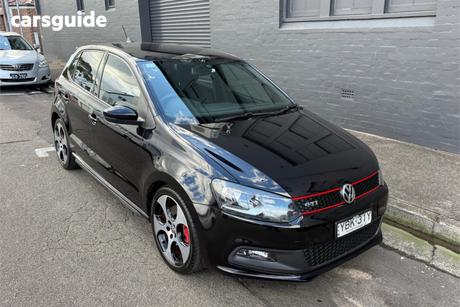 Black 2014 Volkswagen Polo Hatchback Gti
